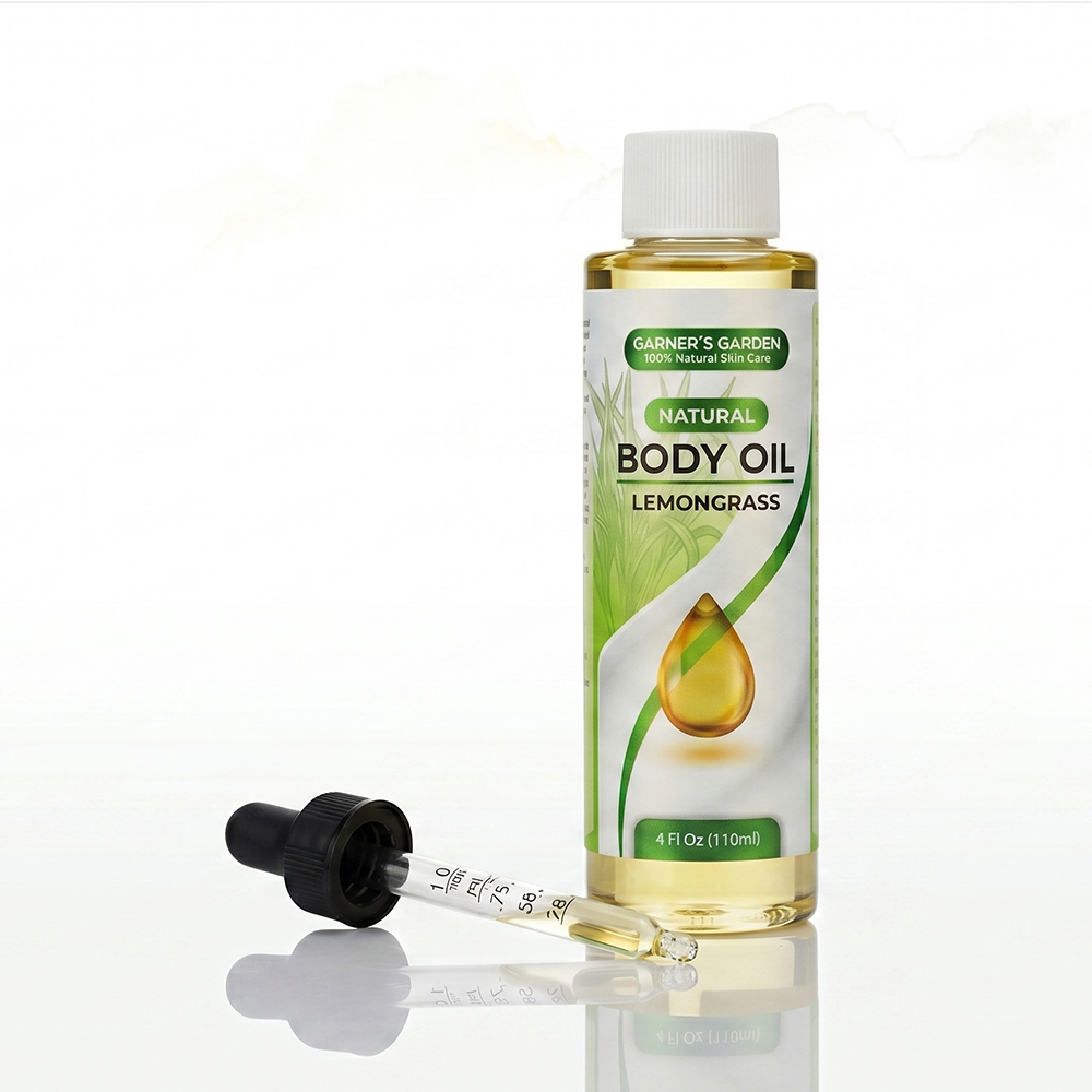 Garner's Garden Natural Body Oil - Lemongrass  4 fl oz