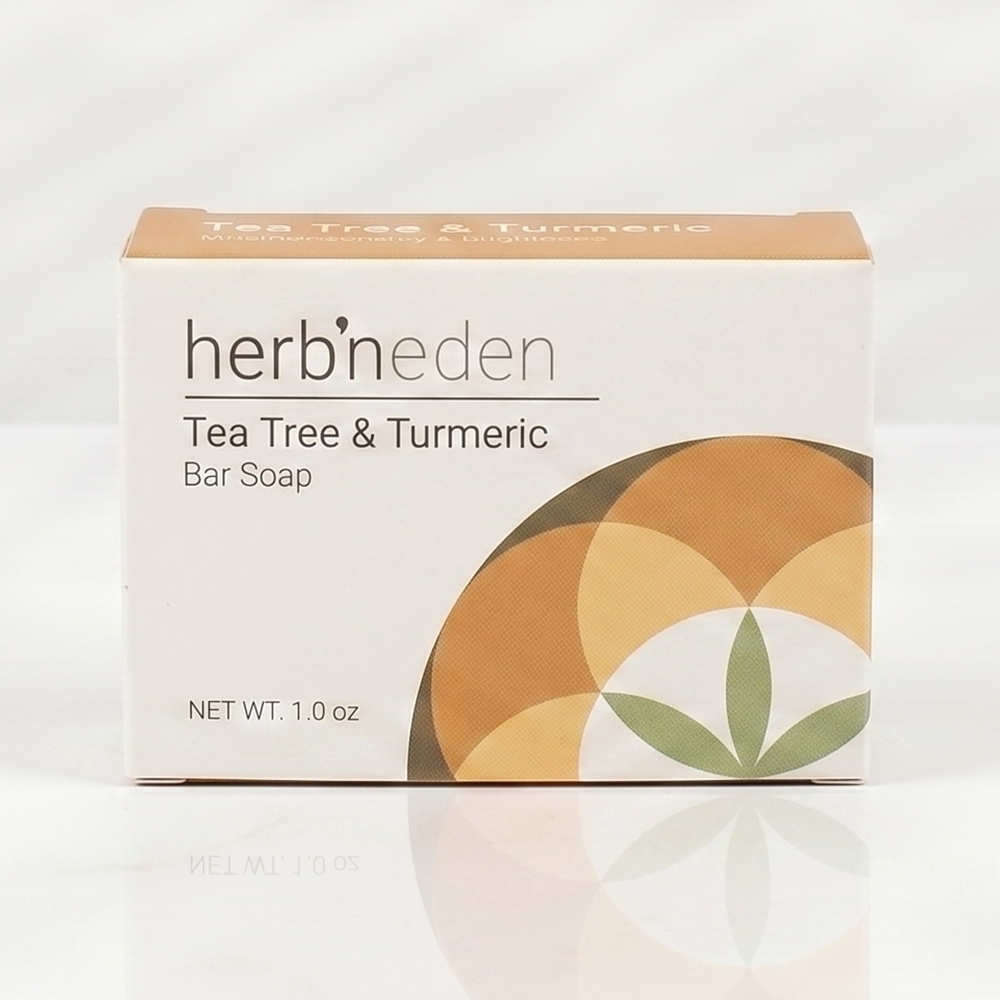 Herb N' Eden Tea Tree & Turmeric Bar Soap, 1 oz